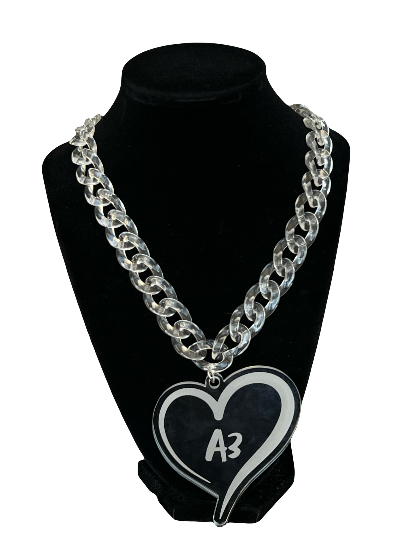 Personalized Clear Pendant Chains